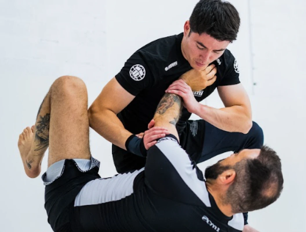 No-Gi grappling class at Stance Jiu Jitsu Academy